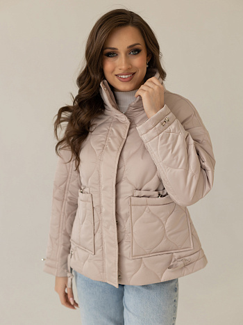 3 Куртка женская демисезонная 24835-00 (латте)
