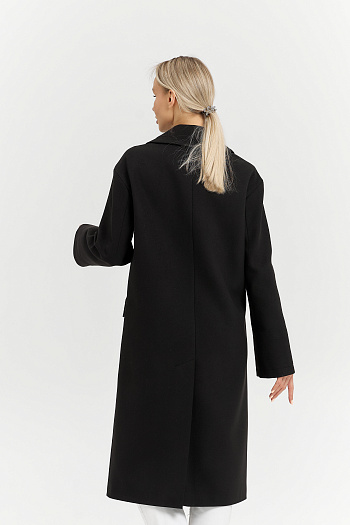 7 Пальто женское демисезонное 24710 (черный)