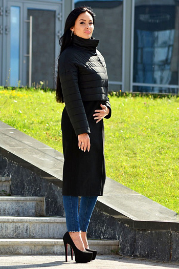 2 Пальто 19940  (черный) 