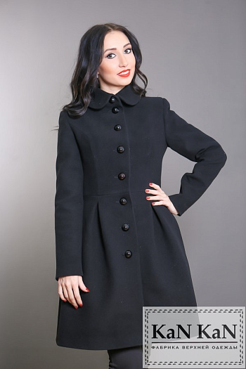 2 Пальто 1552-000  (черный) 