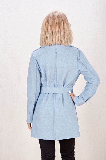 2 Пальто19112  (голубой) 