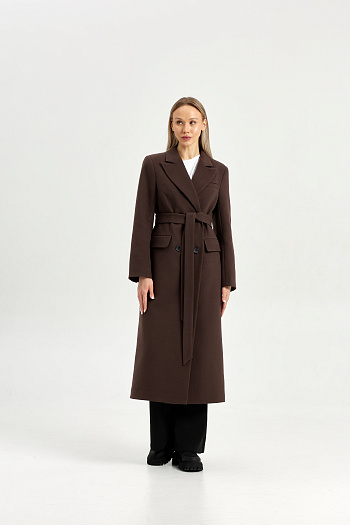 2 Пальто женское демисезонное 26895 (шоколад)