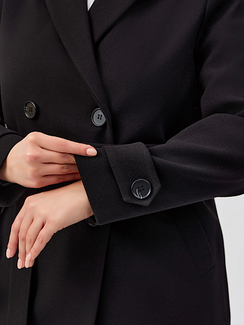 4 Пальто женское демисезонное 25570 (черный)