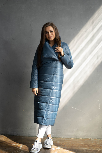 2 Куртка женская демисезонная 22370  (джинс) 