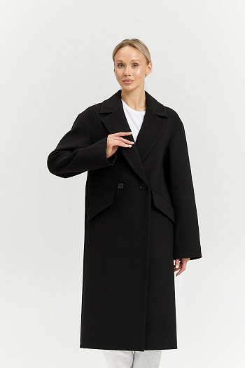 4 Пальто женское демисезонное 24710 (черный)