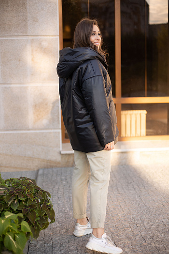 3 Куртка женская демисезонная 23260 (черный)