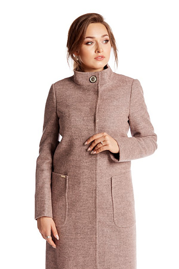 3 Пальто 20210  (розовый меланж) 