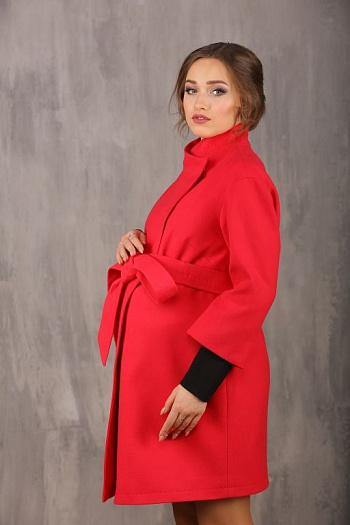 4 Пальто для беременных 18610-880  (малина) 