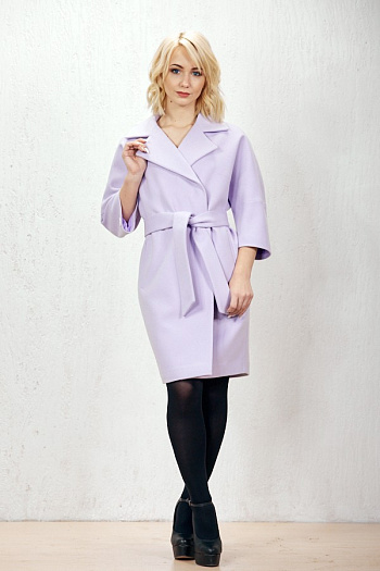 2 Пальто 18225  (сирень) 