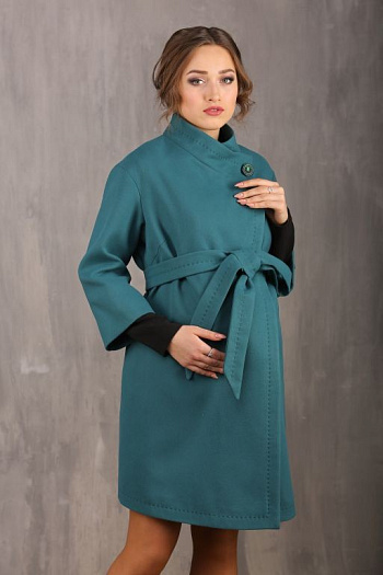 2 Пальто для беременных 18610-887  (малахит) 
