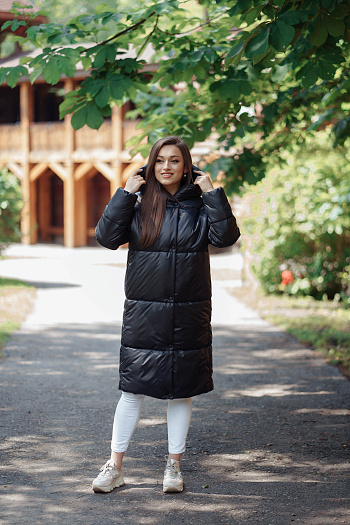 2 Куртка женская зимняя 22610  (черный ) 