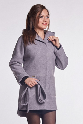 4 Пальто 20107  (кварцевый) 