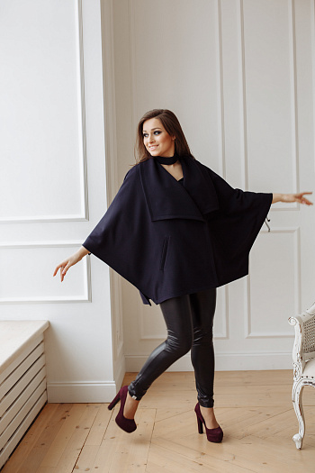 2 Пальто 20805  (синий) 