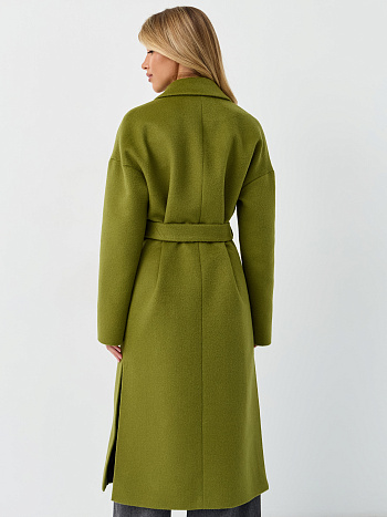 7 Пальто женское демисезонное 26820 (лайм ворсовый)