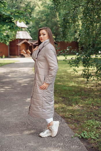 4 Куртка женская демисезонная 22370  (какао) 