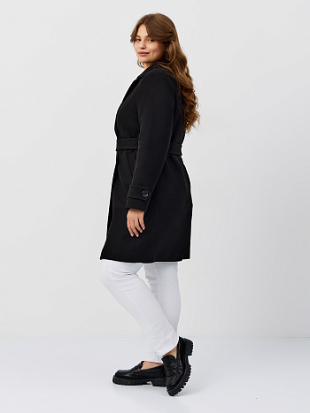 3 Пальто женское демисезонное 25570 (черный)