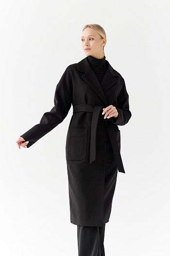 6 Пальто женское демисезонное 25550 (черный)