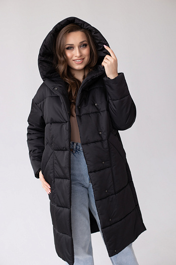 3 Куртка женская демисезонная 23982 (черный 2)