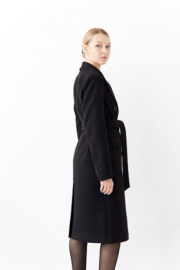 3 Пальто женское демисезонное 25775 (черный )
