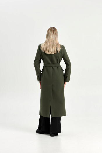 3 Пальто женское демисезонное 26895 (хаки)