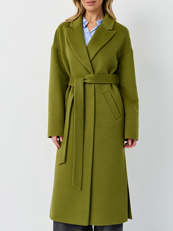 5 Пальто женское демисезонное 26820 (лайм ворсовый)