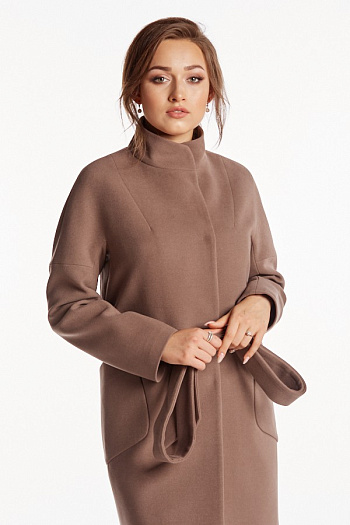 2 Пальто 19101/пояс  (кофе) 