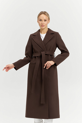 8 Пальто женское демисезонное 26770 (шоколад)