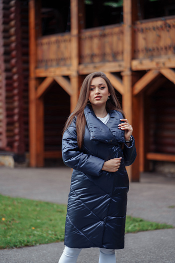 2 Куртка женская демисезонная 22320  (синий) 