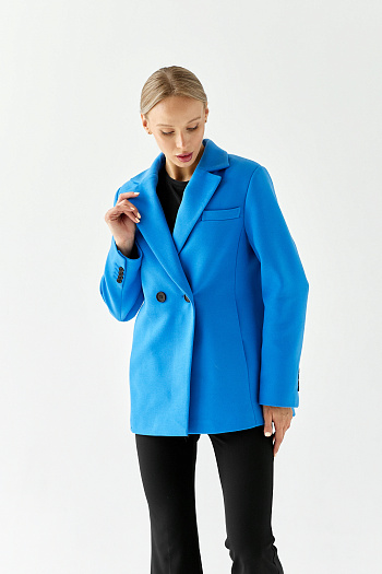 7 Пальто женское демисезонное 26860 (электрик)