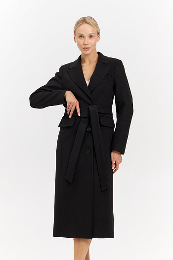 9 Пальто женское демисезонное 27210 (черный)