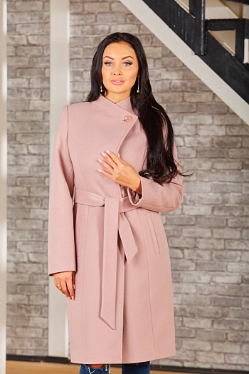 2 Пальто 18188  (кофе/роза) 