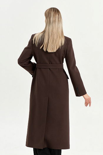 8 Пальто женское демисезонное 26895 (шоколад)