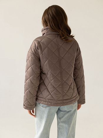 7 Куртка женская демисезонная 24835 (капучино)