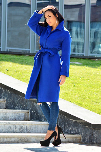 5 Пальто  18570  (василек) 