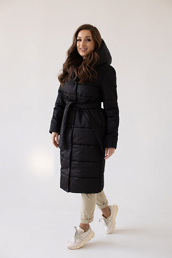 2 Куртка женская демисезонная 22910 (черный 2)