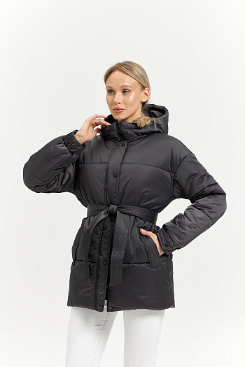 8 Куртка женская зимняя 25444 (графит)