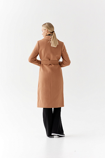 7 Пальто женское демисезонное 23970 (кэмел)
