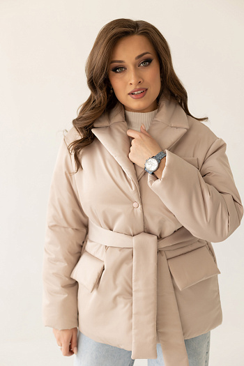 4 Куртка женская демисезонная 23980 (латте)