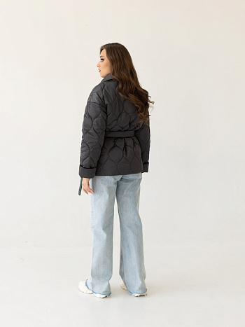 5 Куртка женская демисезонная 24832-00 (графит)