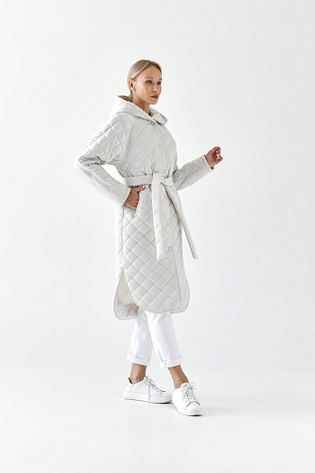 5 Куртка женская демисезонная 26425 (айвори)