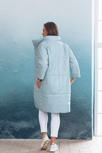 5 Куртка женская демисезонная 21680  (голубой) 