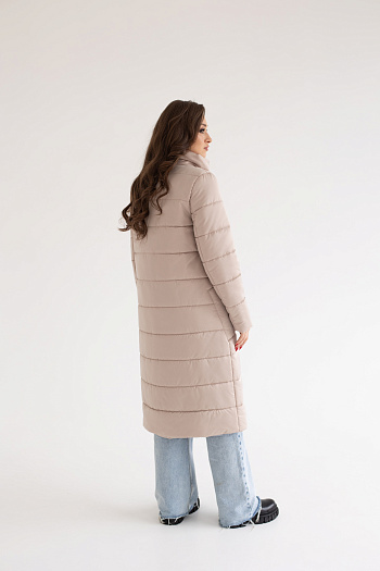 2 Куртка женская демисезонная 23600 (латте)