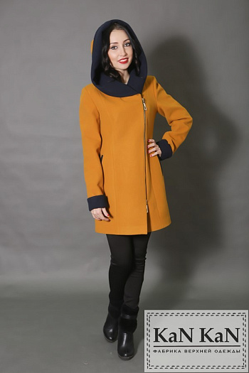 3 Пальто 893-681  (горчица) 