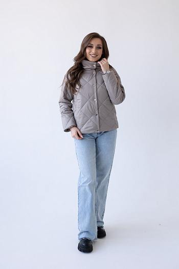 3 Куртка женская демисезонная 22300  (какао) 