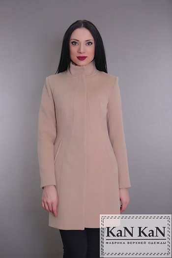 3 Пальто 890-057  (бежевый) 