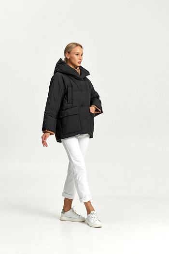 6 Куртка женская зимняя 26005 (черный)