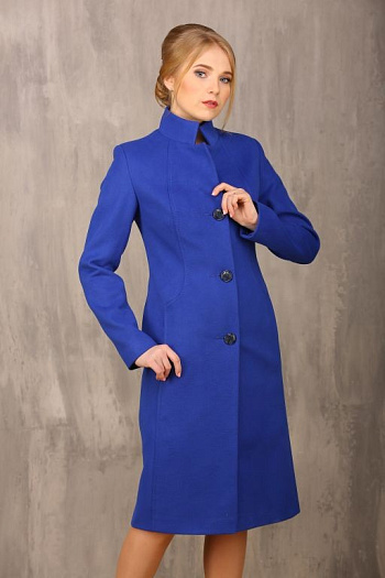 4 Пальто 18507  (василек) 