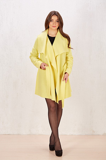 2 Пальто19112  (лимон) 