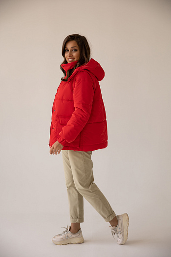 5 Куртка женская демисезонная 22670 (red)