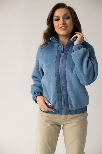 3 Куртка женская демисезонная 23790 (голубой/тедди)